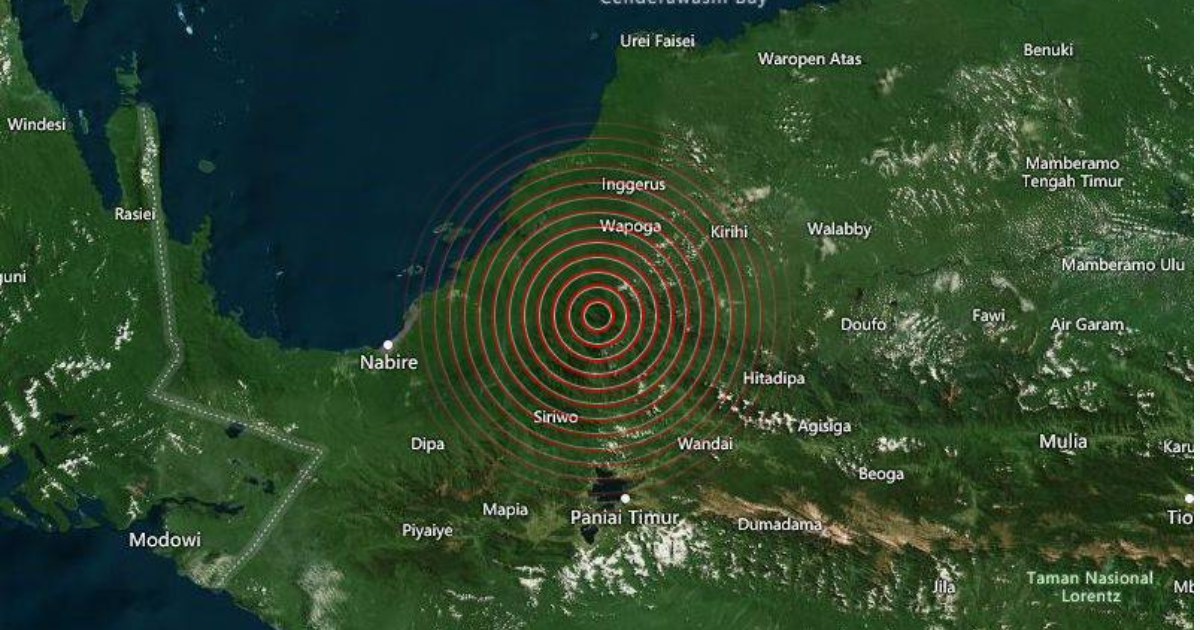 4.4 magnitude earthquake hits Papua, Indonesia
